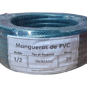 ROLLO X 25 METROS MANGUERA RIEGO TRENZADO 1/2 X 25 METROS ACC MRT 1/2X25