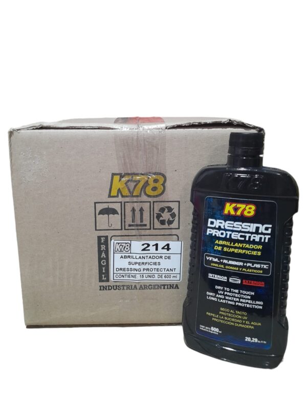 PROMO CAJA X 15 UNIDADES SILICONA EN CREMA AROMATIZADA ACONDICIONADOR DE SUPERFICIES X 600 ML - K78 214 (SILICONA EN CREMA INTERIOR SIMIL PLUS 7014 - FUL 412 - FUL 415)