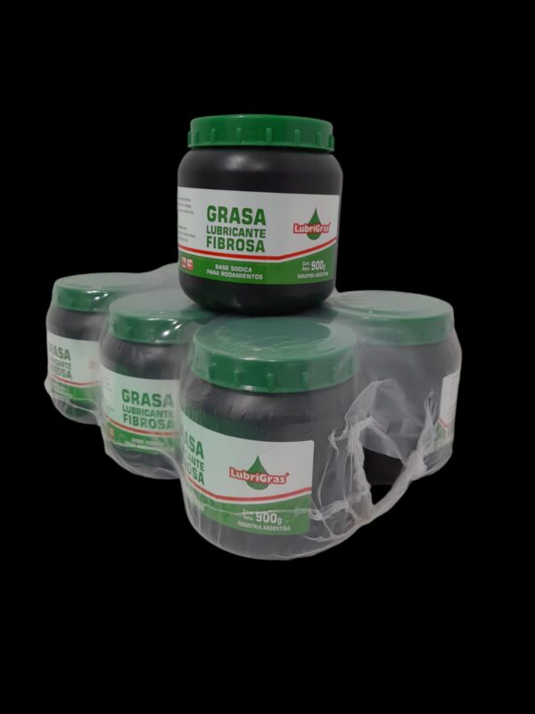 PROMO PACK X 6 UNIDADES POTE GRASA FIBROSA  (RULEMANES VERDE ) x 900 Grs. - GRAS08  LUBRIGRAS(Grasa lubricante fibrosaProducida para ser utilizada en rodamientos en condiciones severas de trabajo. No se aconseja su uso en presencia de agua.)