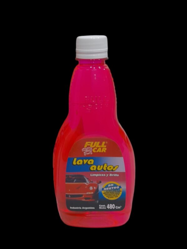 Shampoo Lava autos x 480 cc. - FUL 201 - FUL 029 FULL CAR (lava autos SIMIL a3901/12 / FUL 028 / k78 301 - k78 302 / 3M 39006)   (Shampoo Lava Autos, especialmente creado para el lavado decarrocerías, limpieza profunda y brillo insuperable.)