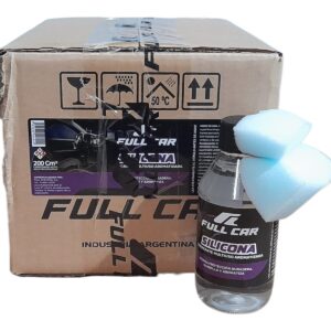 PROMO CAJA X 12 UNIDADES Silicona liquida interior Aromatizada (perfumeda 12 x 200 cc. Liquida - FUL 405 FUL 408 FULL CAR (simil k78 201 - a3200/24 - plus 7005)  (Silicona aromatizada líquida. Da brillo renueva y protege cueros, plásticos, vinílicos y gomas.)