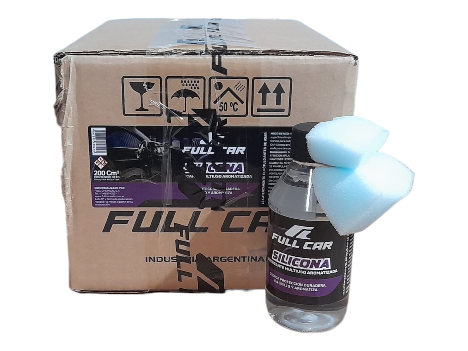 Silicona liquida interior Aromatizada (perfumeda x 200 cc. Liquida - FUL 408 FUL 405 FULL CAR (simil k78 201 - a3200/24 - plus 7005) (Silicona aromatizada líquida. Da brillo renueva yprotege cueros, plásticos, vinílicos y gomas.) - Image 4
