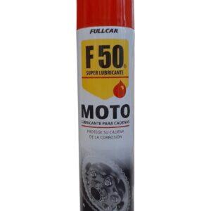 LUBRICANTE DE CADENAS AEROSOL F50 X 400 CC - FUL 920U FULL CAR (SIMILAR K78 505 / PLUS 9920)  (Lubricante diseñado especialmente para engrasar todo tipo de lcadenas a utilizar en condiciones extremas. l Adecuado tanto paracadenas con junta tórica como sin ella. Penetra en pernos y bujes)