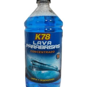 LAVA PARABRISAS   (CRISTALES - VIDRIOS)  (Concentrado)   7798084050464 1000 cc - K78 308 (limpia vidrios simil k78 703 - ful 706 - plus 7030 - muf lax500)