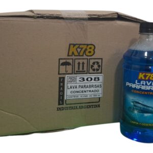 PROMO CAJA X 15 UNIDADES LAVA PARABRISAS   (CRISTALES - VIDRIOS)  (Concentrado)   7798084050464 1000 cc - K78 308 (limpia vidrios simil k78 703 - ful 706 - plus 7030 - muf lax500)