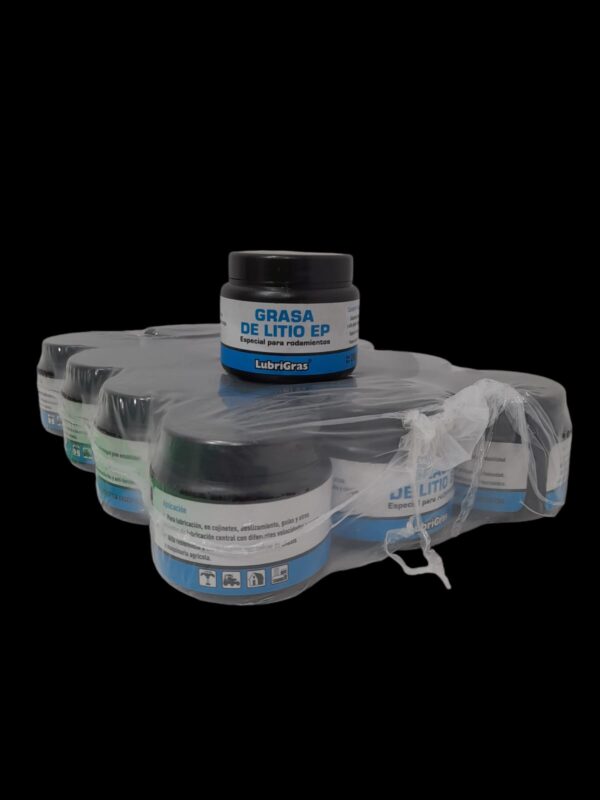 PROMO PACK X 12 UNIDADES GRASA LITIO (MARRON) X 200 GRS - GRASL2  LUBRIGRAS(Grasa de Litio EPElaborada con jabones de litio que le otorgan gran estabilidad y alto poder lubricante. Soporta altas cargas de trabajo. Repele el agua y la humedad.Posee excelentes prop iedades antioxidantes y antiherrumbre.)