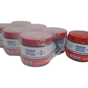 PROMO PACK X 6 UNIDADES POTE GRASA MULTIUSO x 450 Grs. - GRAS01  LUBRIGRAS (LITIO ROJA)(Grasa lubricante multiusoProducto de excelente adhesividad. buena resis­ tencia alagua y la humedad. Producida para lubri­ cación de chasis. automotores, maquinaria vial, agrícola e industrial sin exigenc ia de temperatura.)