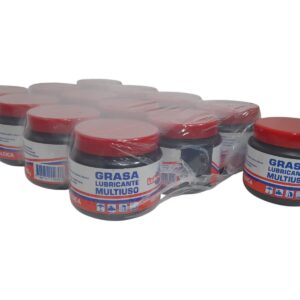 PROMO PACK X 12 UNIDADES POTE GRASA MULTIUSO x 200 Grs. - GRAS1  LUBRIGRAS (LITIO ROJA)(Grasa lubricante multiusoProducto de excelente adhesividad. buena resis­ tencia alagua y la humedad. Producida para lubri­ cación de chasis. automotores, maquinaria vial, agrícola e industrial sin exigenc ia de temperatura.)
