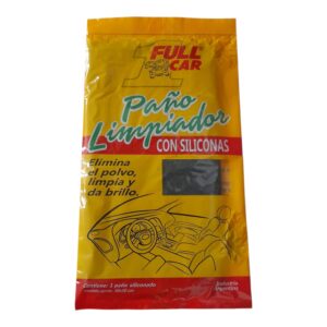 PAÑO LIMPIADOR CON BACTERICIDA (PAÑO LUPA) - FUL 9015 FULL CAR (NO ES MICROFIBRA FRANELA SILICONADA - SILICONA - LUSTRE)  (Paño siliconado, elimina el polvo, limpia y da brillo.)