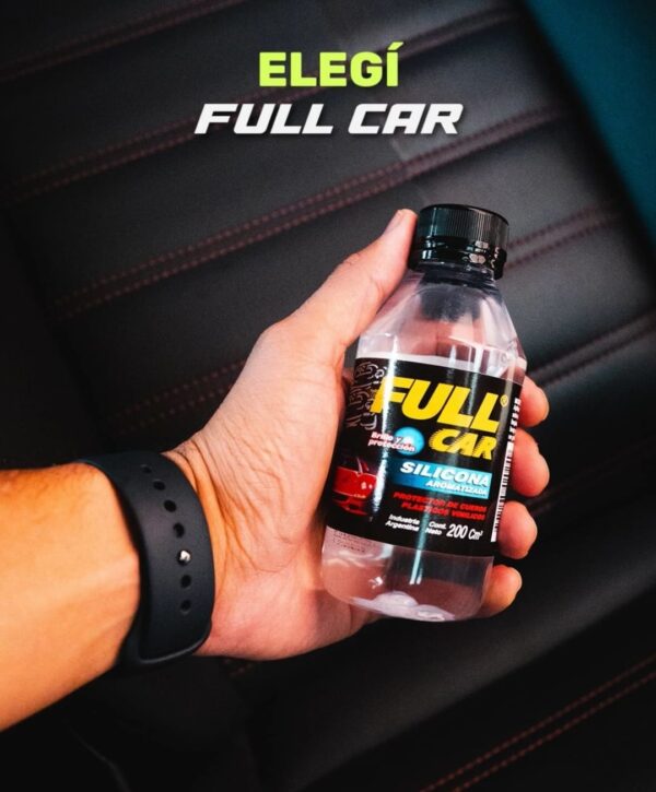 Silicona liquida interior Aromatizada (perfumeda x 200 cc. Liquida - FUL 408 FUL 405 FULL CAR (simil k78 201 - a3200/24 - plus 7005)  (Silicona aromatizada líquida. Da brillo renueva yprotege cueros, plásticos, vinílicos y gomas.) - Image 3
