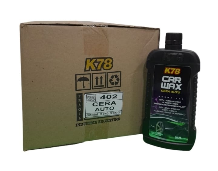 PROMO CAJA X 15 UNIDADES CAR WAX - CERA AUTOBRILLO 600 ml - K78 402 (SIMIL COL153 / K78 450  - K78 403 / FUL 505 - FUL 507 - FUL 513 - FUL 516 COL152 POLISH PULIR PULIDO) - Image 2
