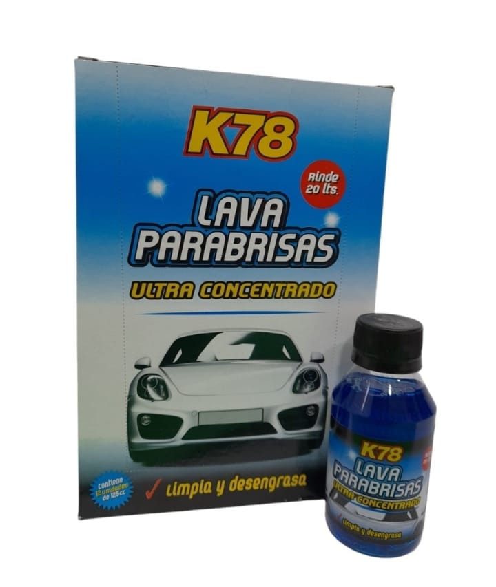 PROMO CAJA X 12 UNIDADES LAVA PARABRISAS (CRISTALES - VIDRIOS) (ULTRA Concentrado) 7798084052260 125 cc - K78 310 (limpia vidrios simil k78 703 - ful 706 - plus 7030 - muf lax500) - Image 2