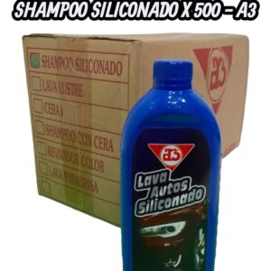 PROMO CAJA X 12 UNIDADES Shampoo (lava autos ) Siliconado x 500cc, - A3901/12 (SIMIL FUL 029 - K78 301 - K78 302 - MUF  SHX500)