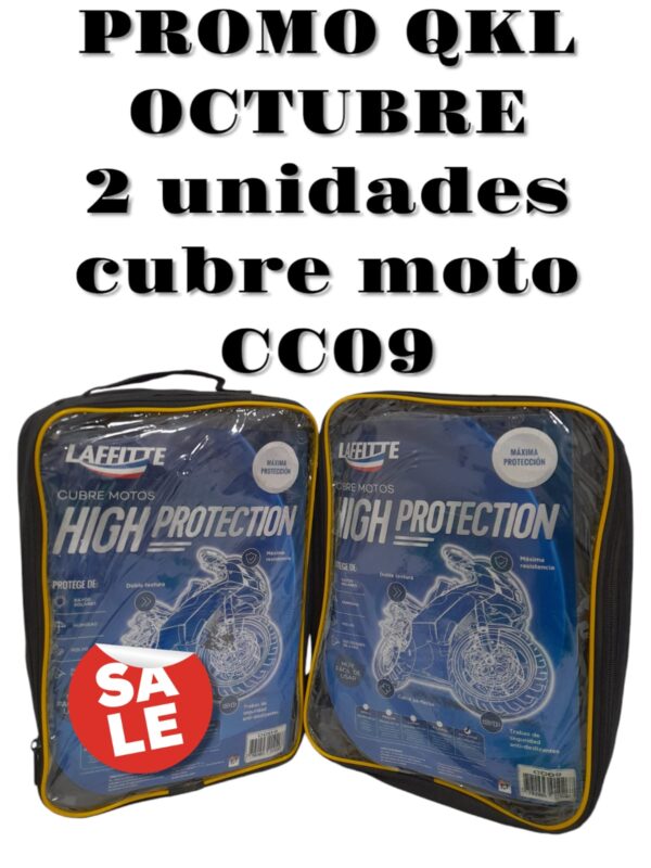 PROMO QKL  2 UNIDADES CUBRE MOTO HP PVC XXL (T9) - QKL CC09