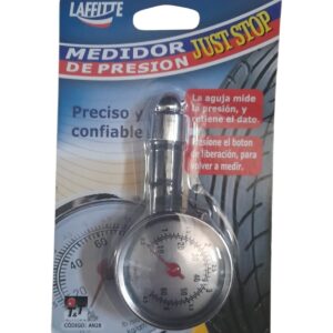 MEDIDOR DE PRESION DE LUXE - QKL AN28 AN28 (  MEDIDOR DE PRESION DE NEUMATICO REDONDO METALICO QKL )