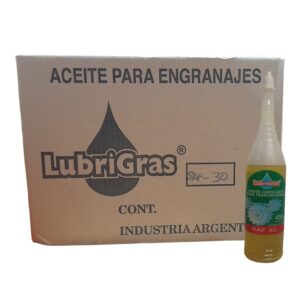PROMO CAJA X 24 UNIDADES POMO ACEITE SAE30  X 450 CM3. - SAE305  LUBRIGRAS(Aceites lubricantes SAEContiene aditivos especiales. Buena resistencia ala película lubricante. Muy buen control de la expansión de los sellos. Protección contra la acción de agentes externos. Excelente inhibición contra oxicación y herrumbes.)