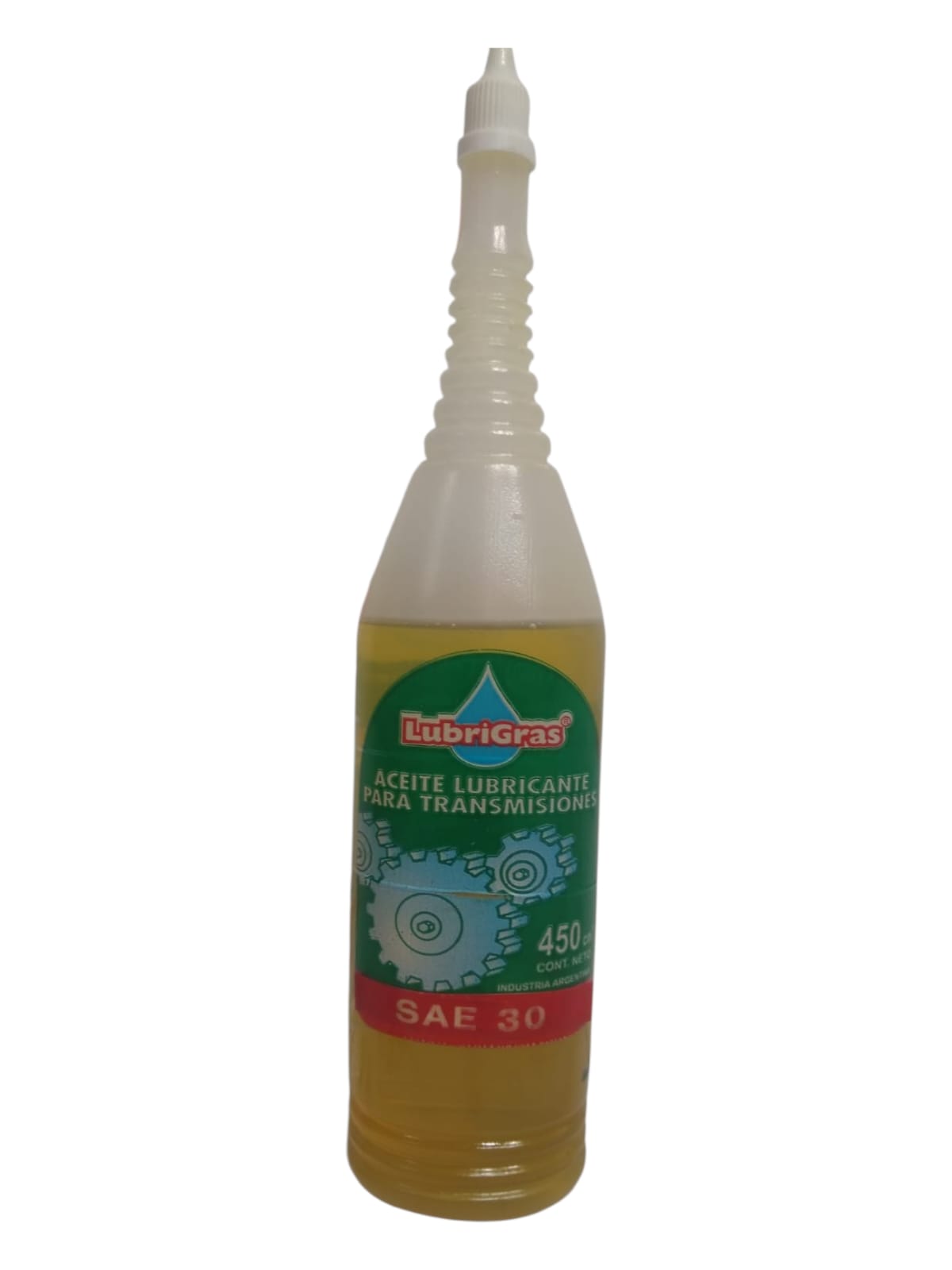POMO ACEITE SAE30 X 450 CM3. - SAE305 LUBRIGRAS(Aceites lubricantes SAEContiene aditivos especiales. Buena resistencia ala película lubricante. Muy buen control de la expansión de los sellos. Protección contra la acción de agentes externos. Excelente inhibición contra oxicación y herrumbes.)