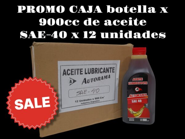 PROMO CAJA X 12 UNIDADES ACEITE  SAE40  BOTELLA X 900 CM3. - SAE401  LUBRIGRAS(Aceites lubricantes SAEContiene aditivos especiales. Buena resistencia ala película lubricante. Muy buen control de la expansión de los sellos. Protección contra la acción de agentes externos. Excelente inhibición contra oxicación y herrumbes.)