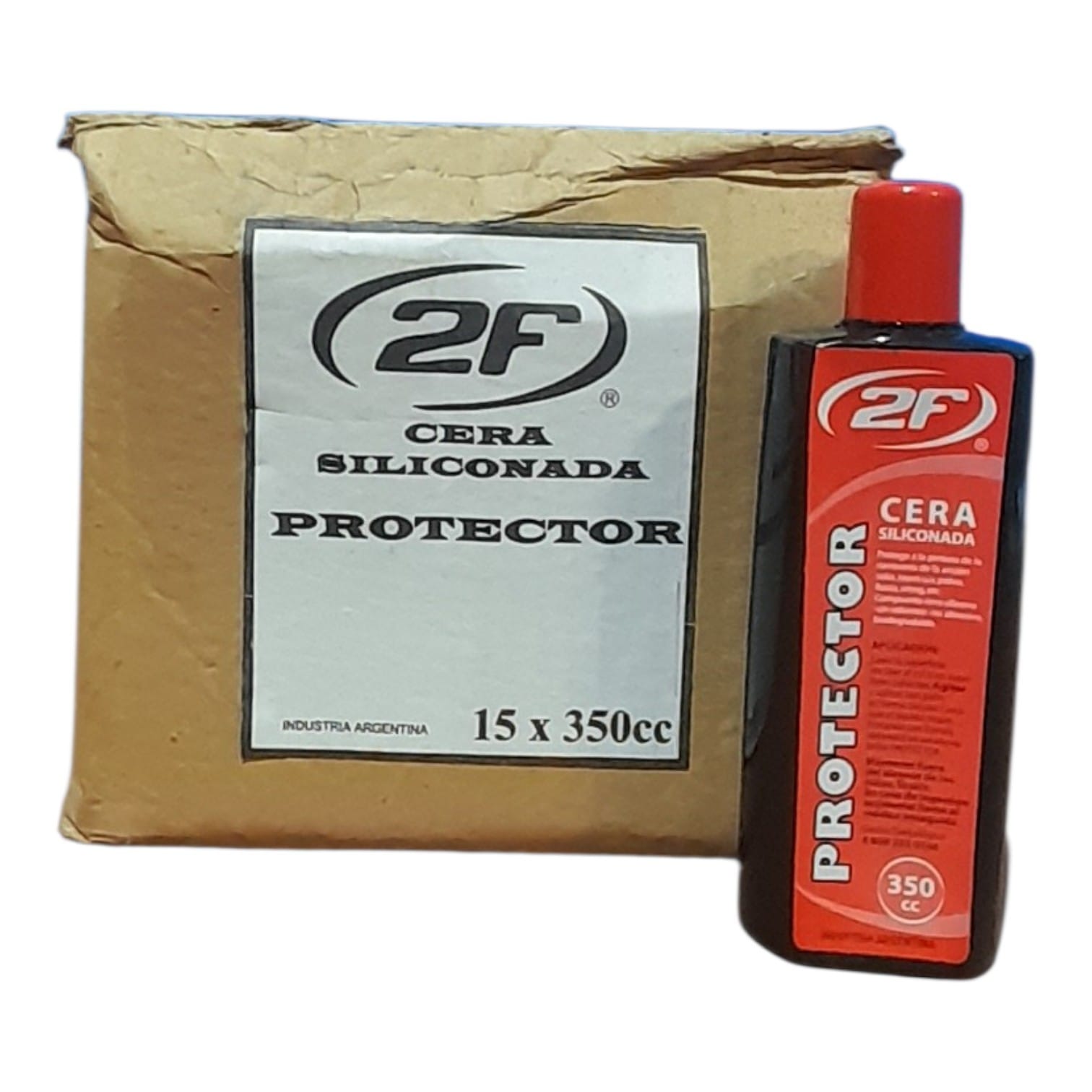 CERA 2F PROTECTOR CERA SILICONADA x 350cc - PLUS 7014 PLUS MOTORI (SIMIL CERA BRILLO EXPRESS FUL 500-FUL 456 - K78 403 - K78 450 - K78 451) - Imagen 2