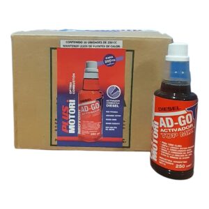 PROMO CAJA X 16 UNIDADES TOP MIX AD GO ACTIVADOR X 250cc - PLUS 1038 PLUS MOTORI LIMPIA INYECTORES