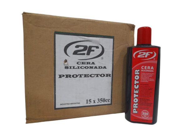 PROMO CAJA X 15 UNIDADES CERA 2F PROTECTOR CERA SILICONADA x 350cc - PLUS 7014 PLUS MOTORI (SIMIL CERA BRILLO EXPRESS FUL 500-FUL 456 - K78 403 - K78 450 - K78 451)