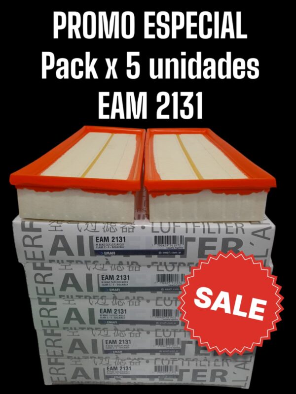 PROMO PACK X 5 UNIDADES [FILTRO EMAFI] M. BENZ CL/CLC/CLK/CLS/CLASE C/CLASE E/CLASE S/GLK/SLK - EAM 2131(EAM 2131 - FAP-4052 CA 8768 - - C 3698/3-2 A1120940604)