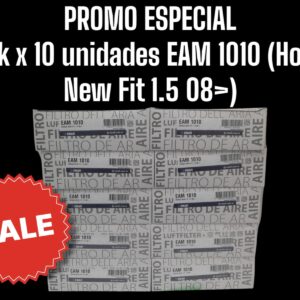 PROMO PACK X 10 UNIDADES [FILTRO EMAFI] HONDA NEW FIT 1.5 08- - EAM 1010  (EAM 1010 MR 427J JFA-0428/3 CA 10650 AMPI 1150 AR 1729PM C 18004 17220RB6Z00)