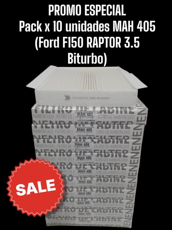 PROMO PACK X 10 UNIDADES FORD F150 RAPTOR 3.5 Biturbo 20>        FL3H19N619AC        -        -        -        -        -              205        260        36        Rectangular