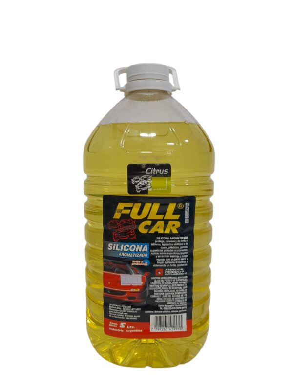 PROMO B. Silicona Aromatizada x 5 ltrs (LIMON) - FUL 043LI - FUL 443 FULL CAR SILICONA - RENOVADOR -RECUPERADOR - VINILICOS E INTERIORES - REVIVIDOR