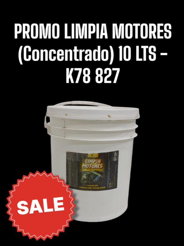 PROMO X 4 BIDONES LIMPIA MOTORES (Concentrado) 10 LTS (TOTAL 40 LITROS) - K78 827 (FUL 001 - FUL 015 - FUL 013 - FUL 016 - FUL 012 - FUL 011 - MOTORLIMP- DESENGRASANTE)