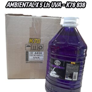PROMO CAJA X 4 UNIDADES PERFUME (AROMATIZADOR) AMBIENTAL UVA 5 LTS - K78 A838 (SIMIL FUL 064)