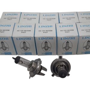 PACK x 10 unidades lampara H4 PT43 12V 60/55W  (CODIGO ANTERIOR: 12342KO) (EX 12052)(12H4P43T)(64193)