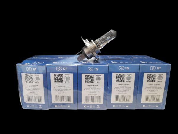 pack x 10 unidades lampara H4 PT43 12V 60/55W KOBO (CODIGO ANTERIOR: 12342KO) (EX 12052)(12H4P43T)(64193)
