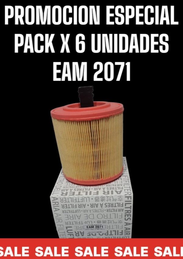 PROMO PACK X 6 UNIDADES [FILTRO EMAFI] CHEVROLET CRUZE 1.4T 16- - EAM 2071(EAM 2071 MR 420 WR-150 - - - C 14013 13367308)