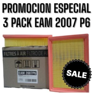PROMO [FILTRO EMAFI] 3 PACK X 6 UNIDADES (TOTAL 18 FILTROS ) CHEVROLET TRACKER 1.8N 16V 13- - EAM 2007P6(EAM 2007 MR 398 FAP-3270 - AMPI 1182 AR 1732PM C 24012 95021102)(CHEVROLET TRACKER/1.8N 16V 13>                                                     95021102      C 24 012     CA11501    FAP-3270    MR398   AMPI1182                                                                235    160     55      Panel      6      )