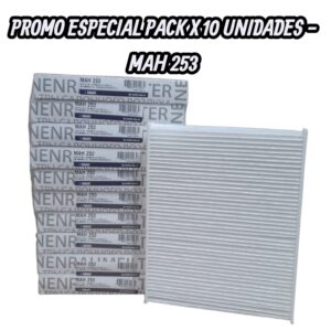 PROMO PACK X 10 UNIDADES Filtros para Habitáculo - AUDI Q7 06-/PORSCHE CAYENNE 03/VW AMAROK/TOUAREG/TRANSPORTER (OEM : 7H0819631) - MAH 253  (MAH 253 MH 515 AKX-1140 CF 9881 HM 2075 TH 975 CU 2842 7H0819631)