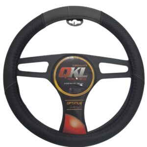 CUBRE VOLANTE  AUTO NEXUS  37/39 CM NEGRO-GRIS QKL  - QKL CV030-G