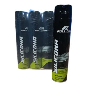 PROMO PACK X 12 UNIDADES SILICONA AEROSOL X 440 CM3 (CITRUS) - FUL 470 - FUL 472 - FUL 474 - FUL 476 - FUL 478 - FUL 480 - FUL 482 - FUL 484 - FULL CAR SILICONA AEROSOL PARA NEUMATICOS REVIVIDOR DE NEUMATICOS Y ALFOMBRAS (Silicona multiuso aromatizada en aerosol. Da brillo renueva yprotege cueros, plásticos, vinílicos y gomas.Fragancias: Surtidas, Nacionales e Internacionales)(simil A3130/12 / ful 047 / plus 7020 / K78 207 )