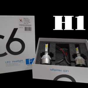 (CAJA X JUEGO DE 2 UNIDADES) KIT CREE LED C6 H1 12/24V - CREE/H1