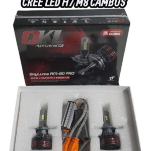 PROMO X 5 JUEGOS (CAJA X JUEGO DE 2 UNIDADES) KIT CREE LED M8 CON CAMBUS -H7 - H7 12/24V - L500-H7