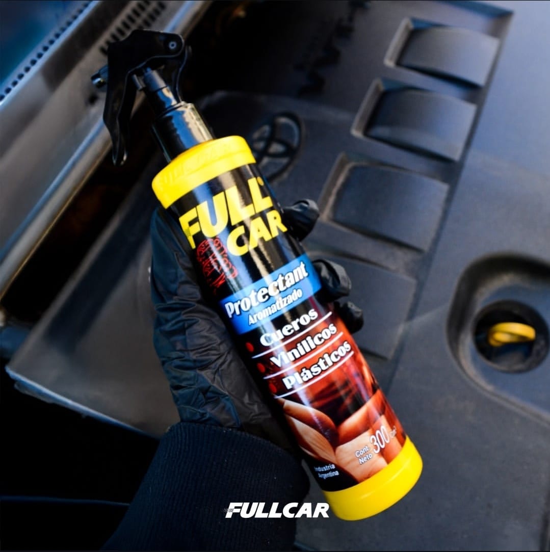 PROMO CAJA X 12 UNIDADES PROTECTAN AROMATIZADO SPRAY X 300 CC - FUL 412 FULL CAR (SILICONA INTERIOR PERFUMADA -PROTECTOR - PLASTICOS - VINILICOS - INTERIOR -REVIVIDOR SIMIL K78 212 - K78 214 - K78 215 3M 39040 / SA31 - SA11 - SA00)  ( Emulsión de Silicona aromatizada líquida. Renueva yprotege cueros, devolviendo la elasticidad y evitando que seajen, revive el color de plásticos y vinílicos. Libre de solventes) - Image 2