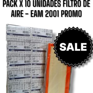 PROMO PACK X 10 UNIDADES [FILTRO EMAFI] FIAT FIORINO 14-/GR. SIENA 12-|MOBI 16-/PALIO 12-/UNO 10- - EAM 2001 (SIMIL AIPA 505)  (EAM 2001 MR 362 FAP-9054 CA 11104 AMPI 1154 AR 1699PM C 29003 51854598)