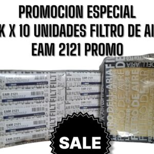 PROMO PACK X 10 UNIDADES  [FILTRO EMAFI] HONDA CIVIC VI/NISSAN SENTRA 96>00/SENTRA 1.8 14>/X-TRAIL II 07>10/RENAULT KOLEOS 2.5 08> - EAM 2121(EAM 2121 MR 376 FAP-2408 CA 6900 AMPI 1068 AR 1619PM C 2329 17220PEFM01)