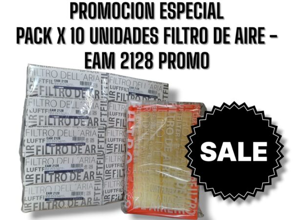 [PROMO PACK X 10 UNIDADES [FILTRO EMAFI] AUDI A3 TFSI 13-/TT 2.0 TFSI 16-/VW GOLF VII 2.0 GTI 13-/ PASSAT 2.0 TSI 17-/ - EAM 2128(EAM 2128 - FAP-9065 CA 11499 - - C 30005 5Q0129620B)