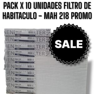 PROMO PACK X 10 UNIDADES Filtros para Habitáculo - CITROEN BERLINGO 03-/XSARA 02-/PEUGEOT PARTNER 02- (OEM : 6447KR) - MAH 218  (MAH 218 MH 152 AKX-1430 CF 9294 HM 2020 TH 919/953 CU 2245 6447KR
)