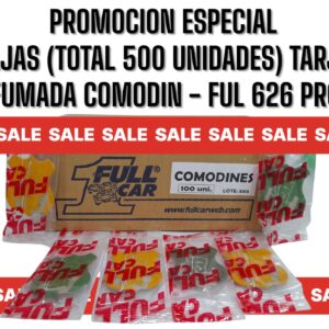 PROMOCION OFERTA ESPECIAL 5 CAJAS (TOTAL 500 UNIDADES) CAJA X 100 UNIDADES PERFUME (AROMATIZADOR) tarjeta perfumada comodin - FUL 626 FULL CAR (aromatizador para tablero simil K78 104 - K78 106   k78 112 - k78 105 - k78 110 ) (pino - comodin )  ( Tarjeta perfumada sin personalizar, especial para entregarcomo atención en lavaderos, lubricentros, etc. )