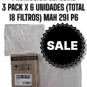 PROMO ESPECIAL [FILTRO EMAFI] 3 PACK X 6 UNIDADES (TOTAL 18 FILTROS ) Filtros para Habitáculo - PACK X 6 UNIDADES FORD FIESTA VI KINETIC 11-/ECOSPORT KINETIC 12-/KA 16- (OEM : CN1118D543AA) (240 x 190 x 22
) ( "AKX-35347F | MH257
CF10569 | CU 2436"
)  - MAH 291P6   (MAH 291 MH 257 AKX-35347F CF 10569 HM 2118/2128 TH 2005 CU 2436 CN1118D543AA)("CN1118D543AA                                               HM2118
FORD ECOSPORT KINETIC/FIESTA VI KINETIC 11>/FORD KA 16>                              8V5118D543AA    CU 2436     CF10569   AKX-35347F   MH257   HM2128"                                                        240    190    22    Rectangular    6                          )