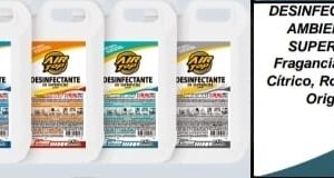 PROMO X 2 UNIDADES TC AIR TOP DESINFEC SUPERFIC AQUA2unid. x 5Lts. DESINFECANTE DE AMBIENTES Y SUPERFICIES Fragancias: Aqua, Cítrico, Ropa limpia, Original.
