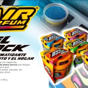 PROMO X 12 UNIDADES TC AIR PERFUM GEL SURTIDO 12unid.x 80 Grs (Chicle Boom, Invict Power, Fresa Sweet, Lemon Fresh, New Car y Vainilla Pride. SURTIDO)