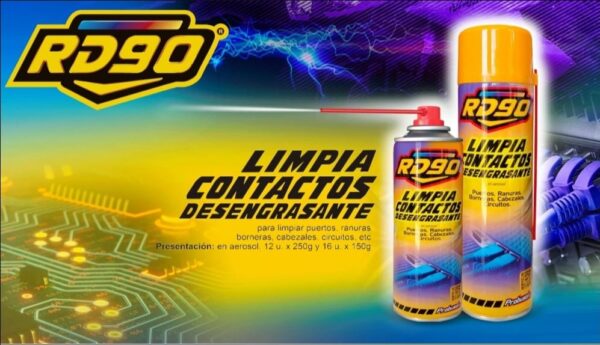 PROMO X 12 UNIDADES TC RD90 LIMPIA CONTACTO AER(14oz)12unid.x 250Gr(14oz)
